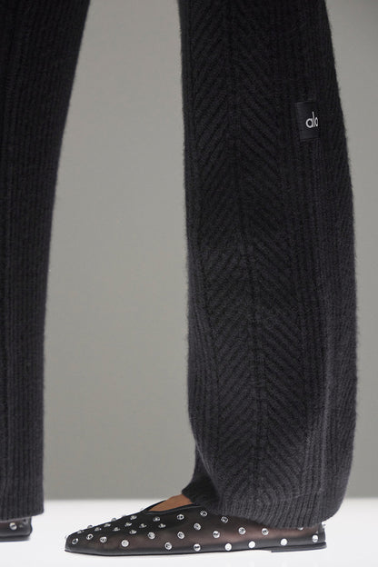 Pantalon Large En Cachemire Winter Magic