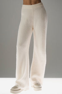 Pantalon Large En Cachemire Winter Magic