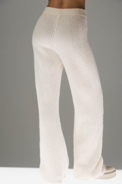 Pantalon Large En Cachemire Winter Magic
