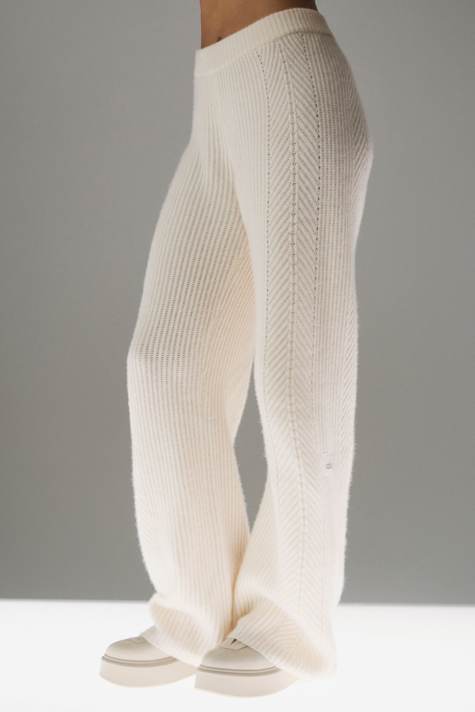 Pantalon Large En Cachemire Winter Magic