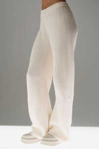 Pantalon Large En Cachemire Winter Magic