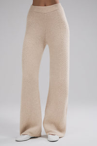 Pantalon Large En Cachemire Winter Magic