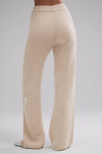 Pantalon Large En Cachemire Winter Magic