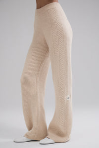 Pantalon Large En Cachemire Winter Magic