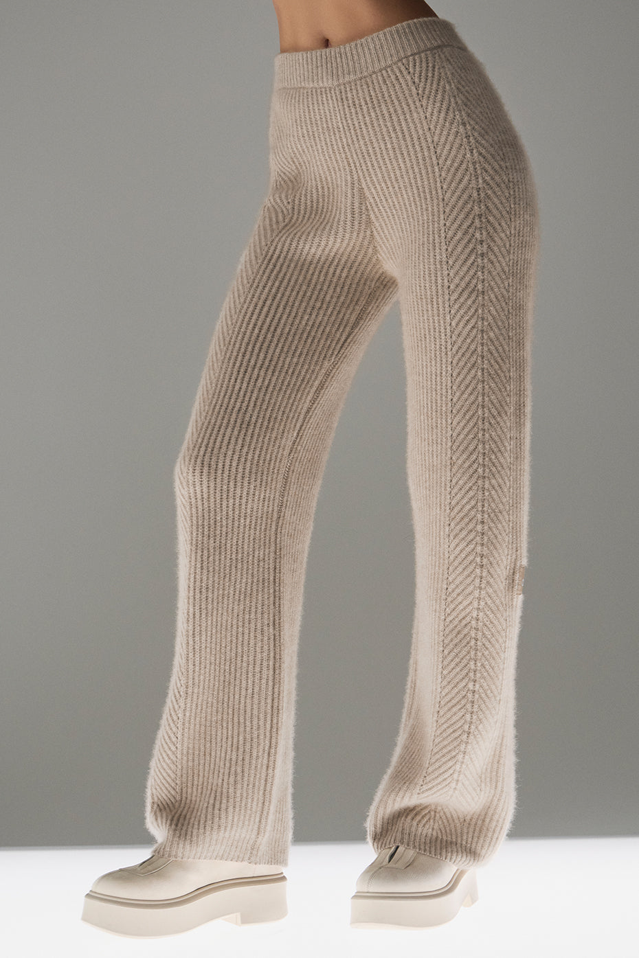 Pantalon Large En Cachemire Winter Magic