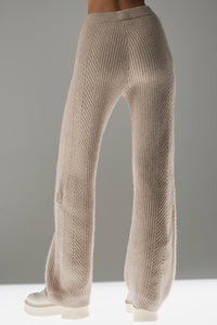 Pantalon Large En Cachemire Winter Magic