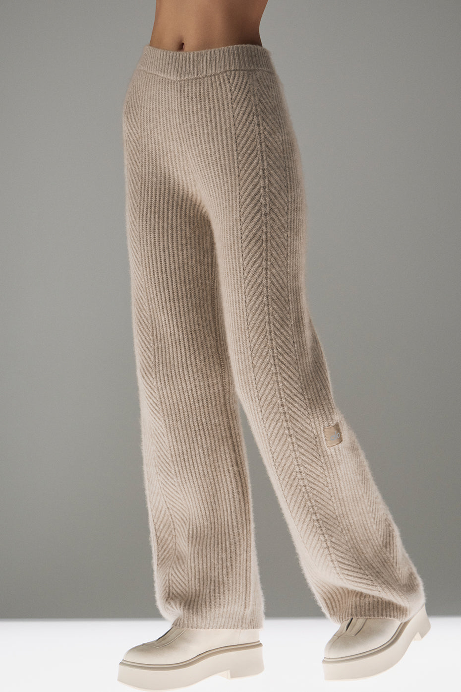 Pantalon Large En Cachemire Winter Magic