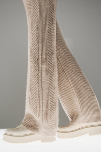 Pantalon Large En Cachemire Winter Magic