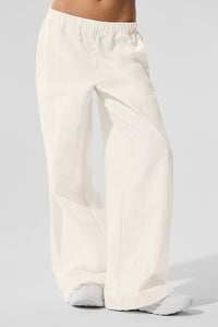Pantalon De Jogging Taille Haute Coupe Large Origin - Navy/Noir