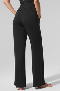 Pantalon Évasé Semi-Transparent Delicate Lounge (classique)