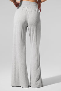 Pantalon Évasé Semi-Transparent Delicate Lounge (classique)