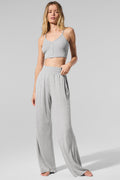 Pantalon Évasé Semi-Transparent Delicate Lounge (classique)