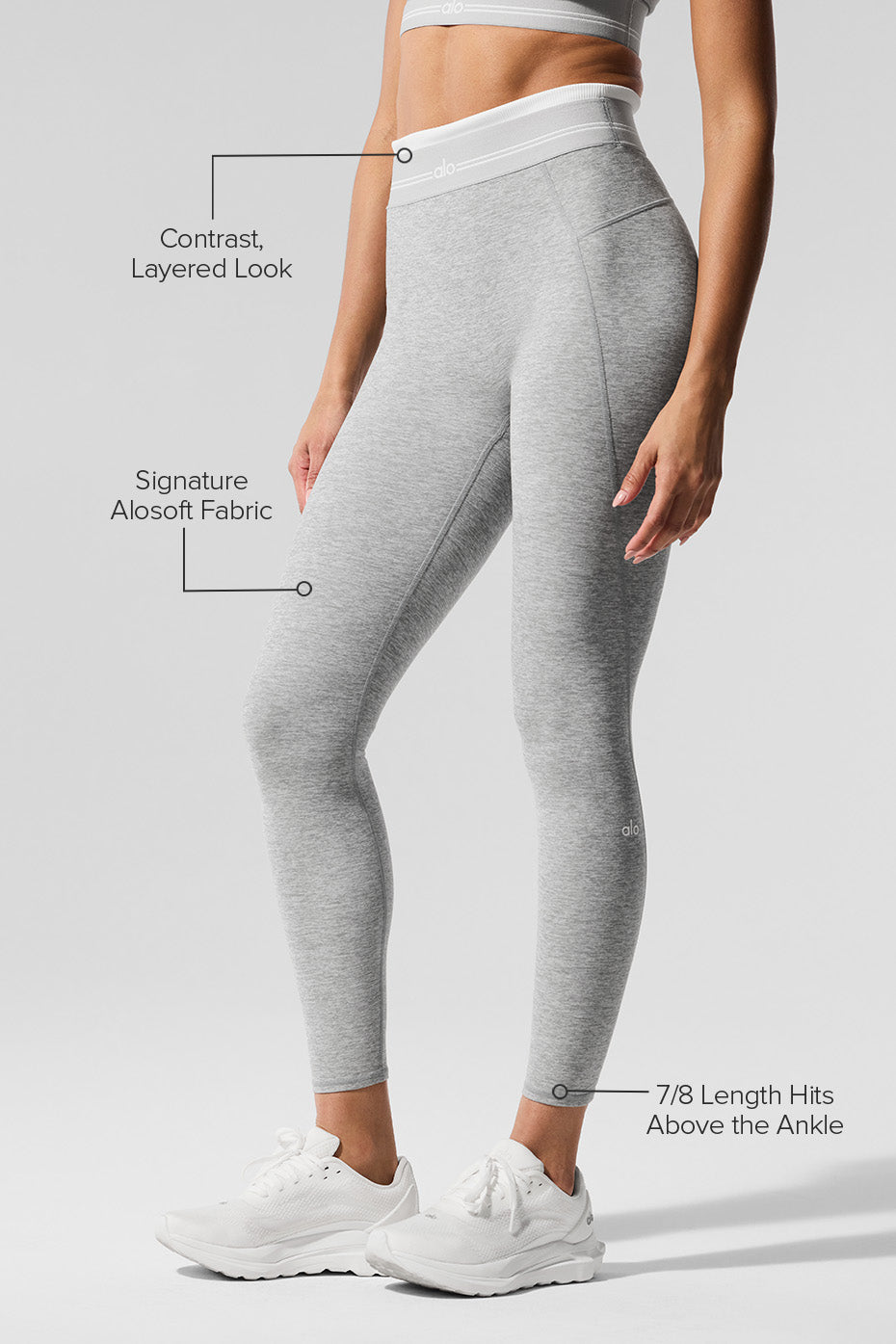 Legging 7/8 Alosoft Better Together taille haute