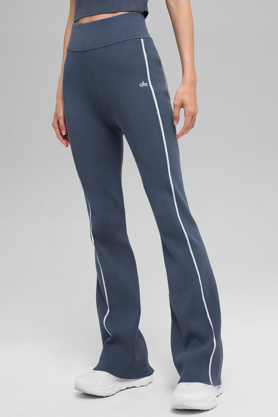 Pantalon Évasé En Maille Côtelée Highline