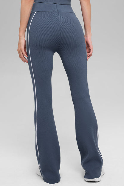 Pantalon Évasé En Maille Côtelée Highline