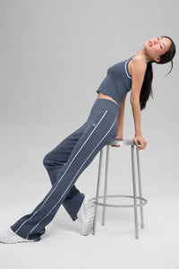 Pantalon Évasé En Maille Côtelée Highline