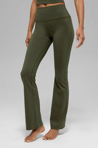ALO  Legging bootcut taille haute Softsculpt (régulier) - Vert olive