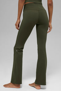 ALO  Legging bootcut taille haute Softsculpt (régulier) - Vert olive