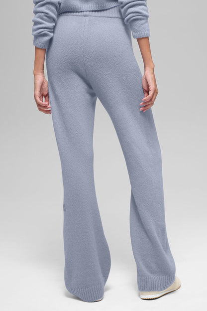 Pantalon Ample Taille Haute En Laine Et Cachemire New Class