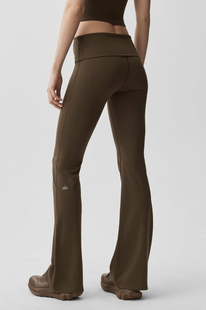ALO Softsculpt Foldover Flare Legging (Regular)