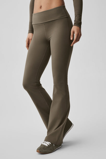 ALO Softsculpt Foldover Flare Legging (Regular)