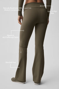 Legging Évasé ALO Softsculpt Foldover (classique)