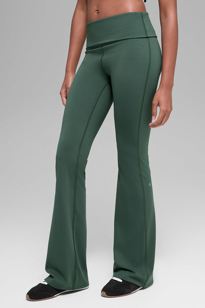 ALO Softsculpt Foldover Flare Legging (Regular)