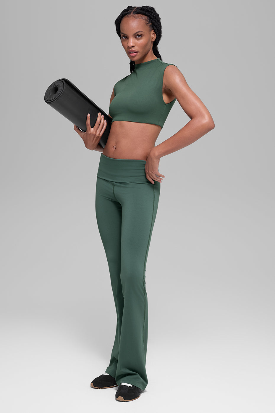 ALO Softsculpt Foldover Flare Legging (Regular)