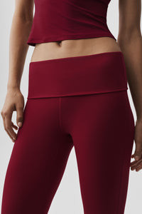 ALO Softsculpt Foldover Flare Legging (Regular)