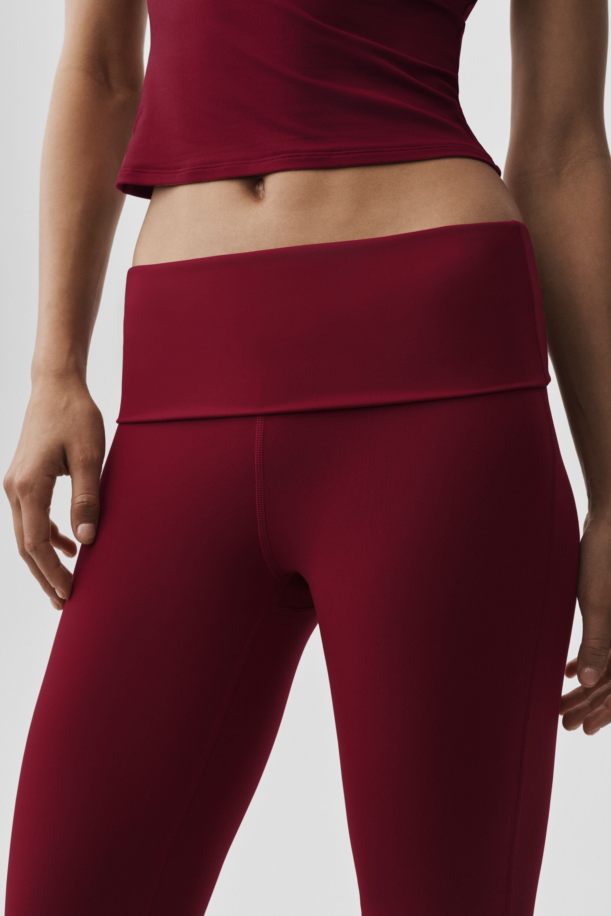 ALO Softsculpt Foldover Flare Legging (Regular)