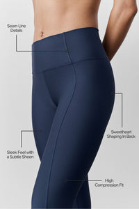 Legging Taille Haute 7/8 Airlift Fine Line