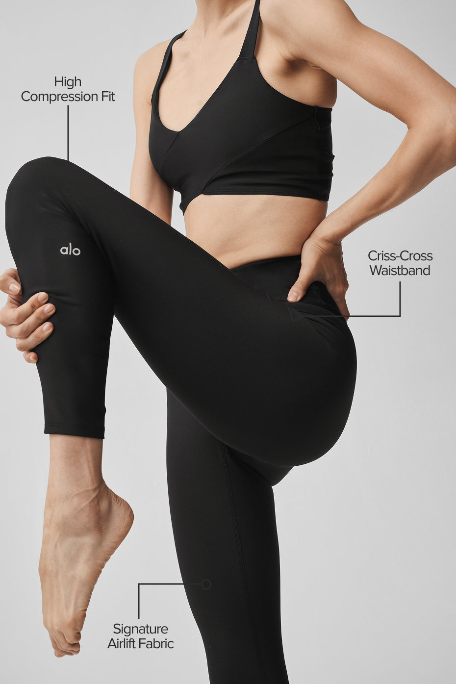 Legging Taille Haute 7/8 Airlift Horizon