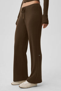 Sweater Knit Mid-Rise Unwind Wide Leg Pant