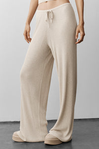 Sweater Knit Mid-Rise Unwind Wide Leg Pant