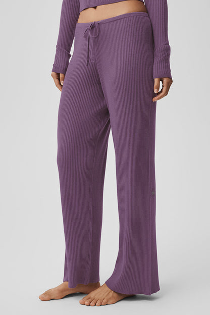 Sweater Knit Mid-Rise Unwind Wide Leg Pant