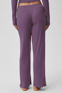 Sweater Knit Mid-Rise Unwind Wide Leg Pant