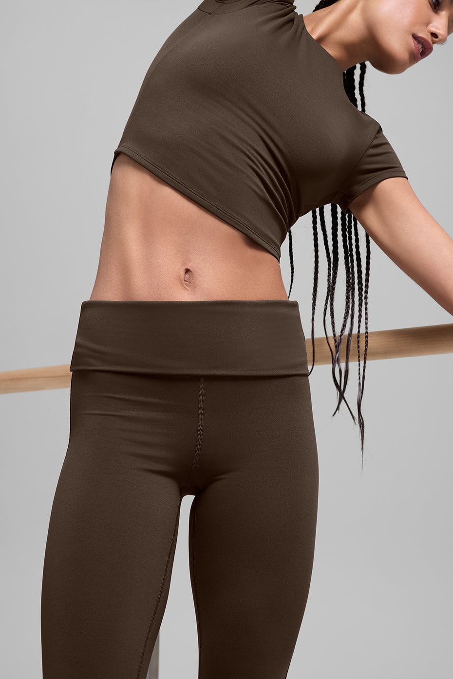 Legging Évasé ALO Softsculpt Foldover (court)