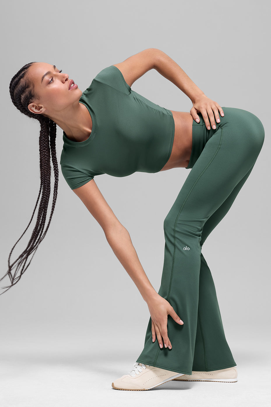 Legging Évasé ALO Softsculpt Foldover (court)