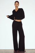 Pantalon Coupe Droite Taille Haute En Cachemire Northstar