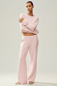 Pantalon Coupe Droite Taille Haute En Cachemire Northstar