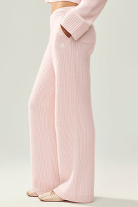 Pantalon Coupe Droite Taille Haute En Cachemire Northstar