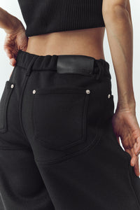 Pantalon Large En Laine Mélangée Nightcap