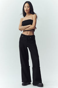 Pantalon Large En Laine Mélangée Nightcap