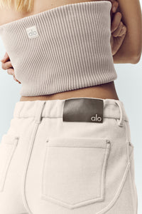 Pantalon Large En Laine Mélangée Nightcap