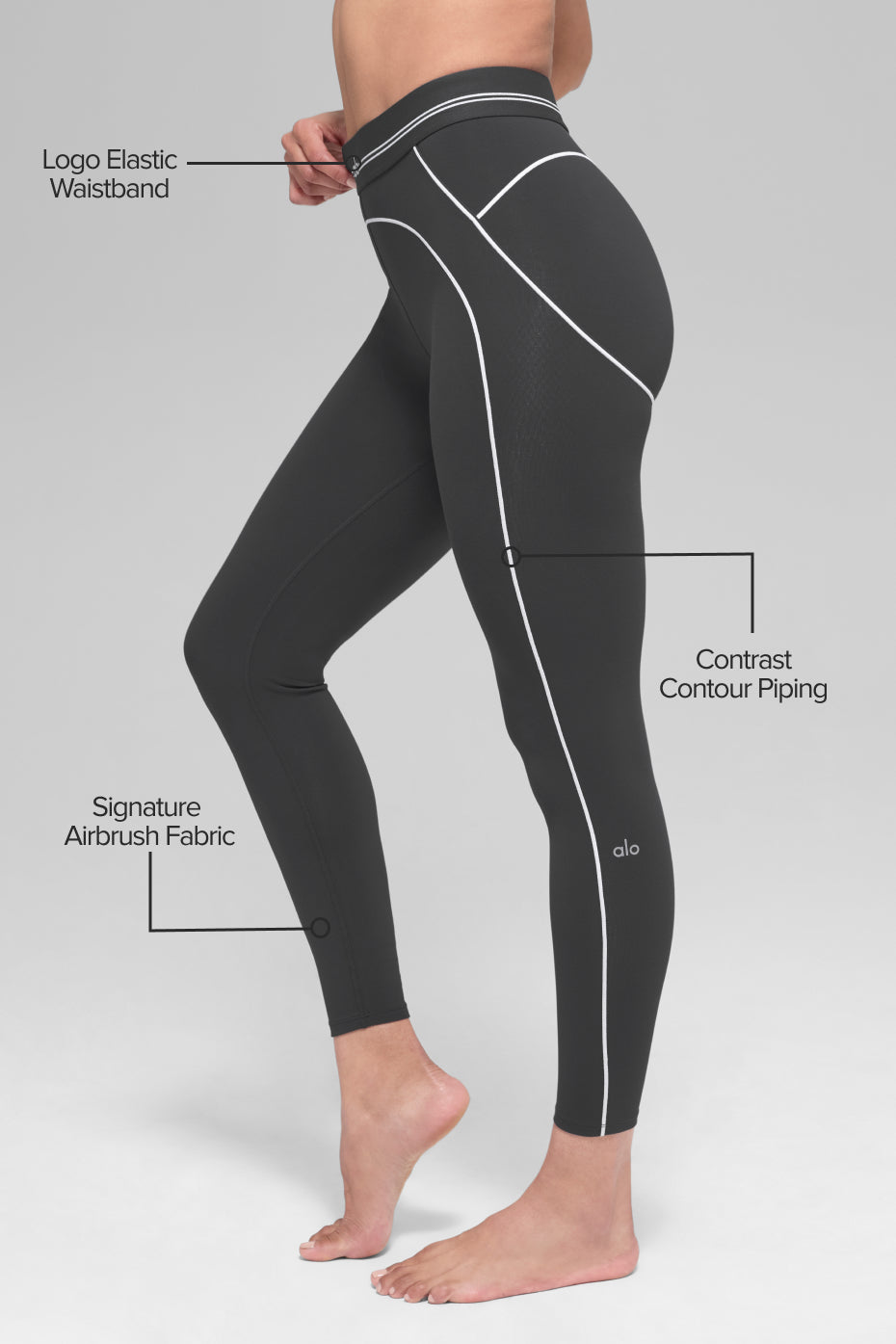 Legging Taille Haute 7/8 Airbrush Heart Throb