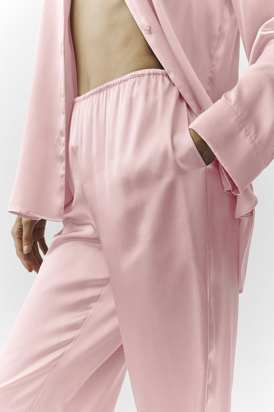 Pantalon En Soie Luminous (classique)