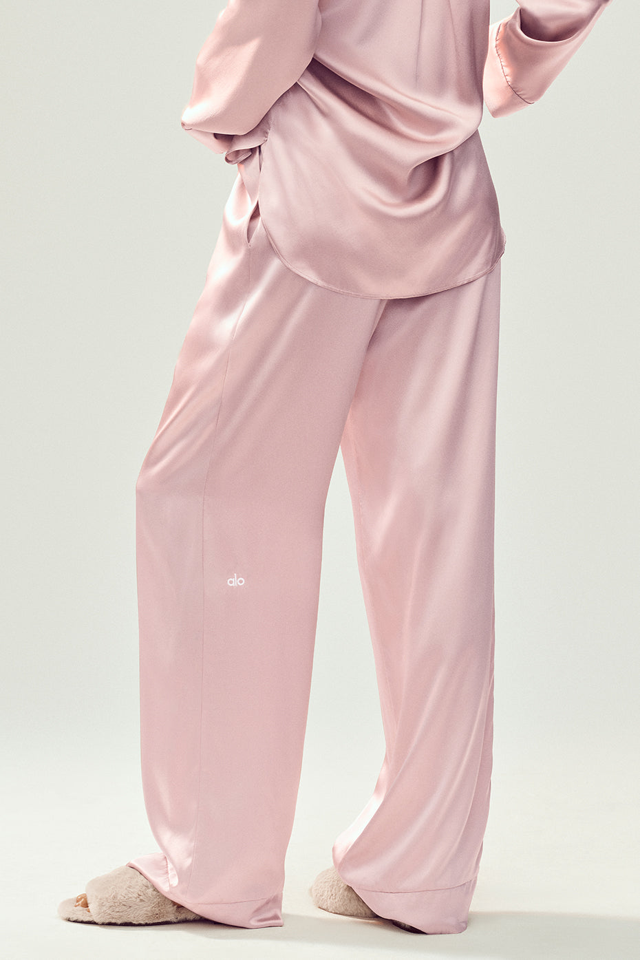 Pantalon En Soie Luminous (long)