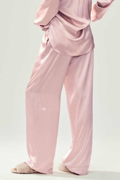 Pantalon En Soie Luminous (long)