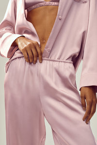Pantalon En Soie Luminous (long)