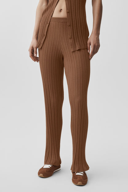 Pantalon Taille Haute Coupe Droite Sunlit Sweater